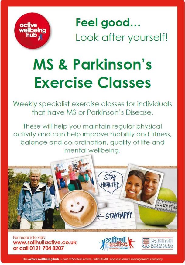 MS & PD Exercise Classes